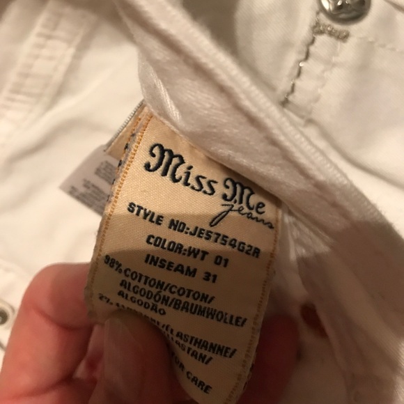 Miss Me white skinny jeans - Picture 4 of 7